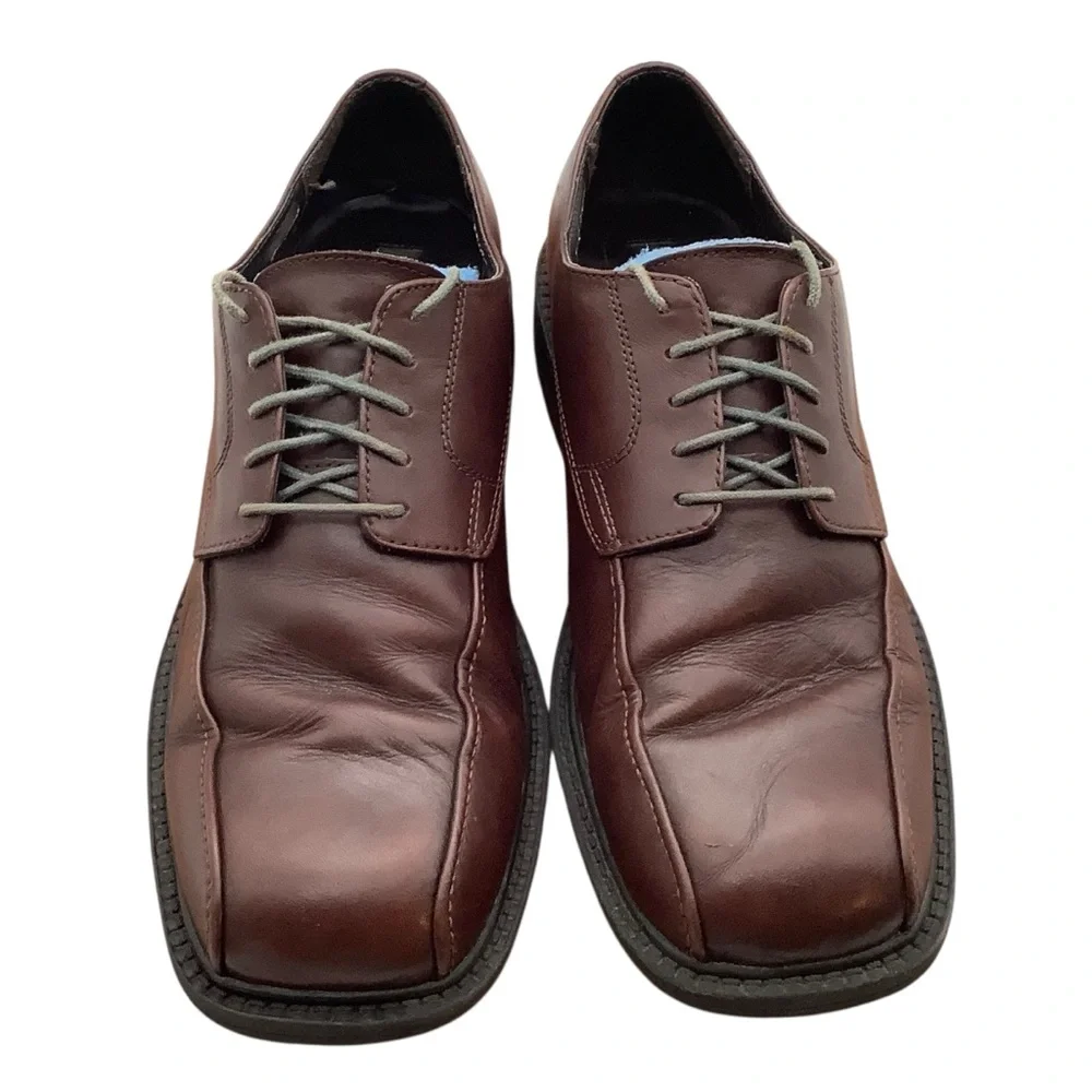 Axcess Classic Brown Men's Leather Oxford Shoes size 12‎